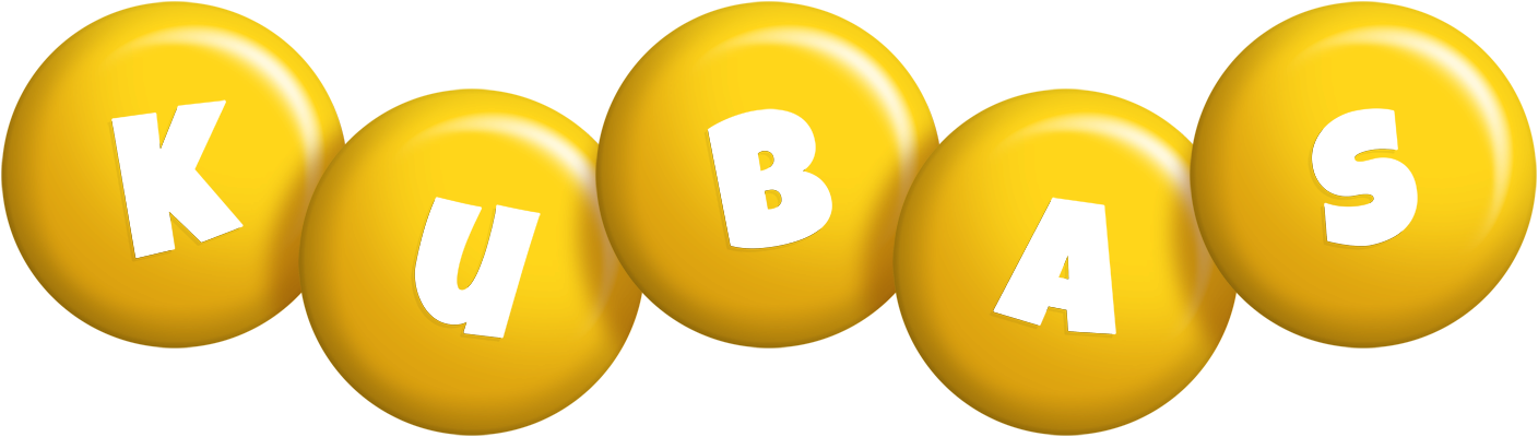 Kubas candy-yellow logo