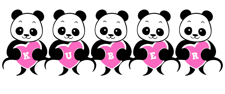 Kuber love-panda logo