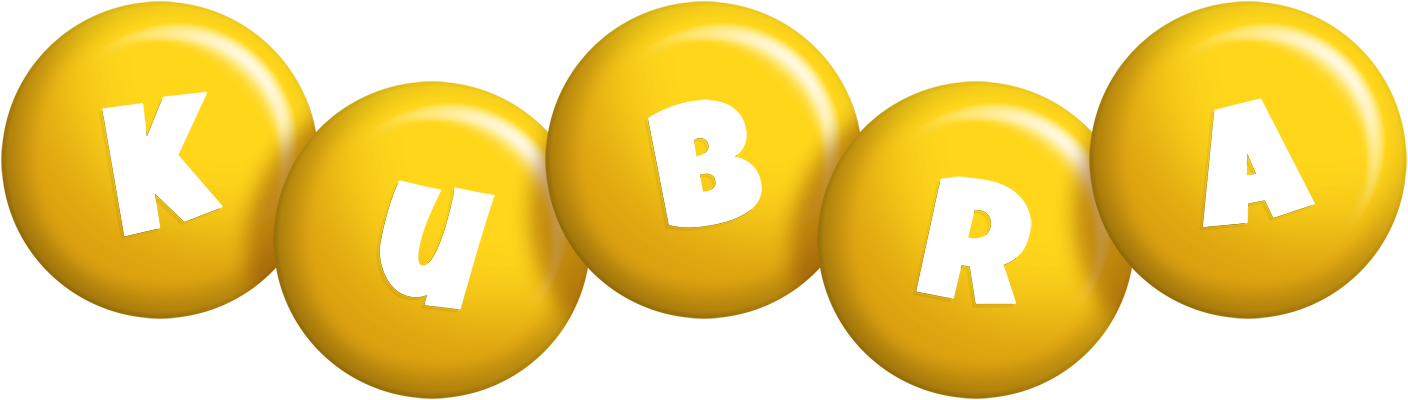 Kubra candy-yellow logo