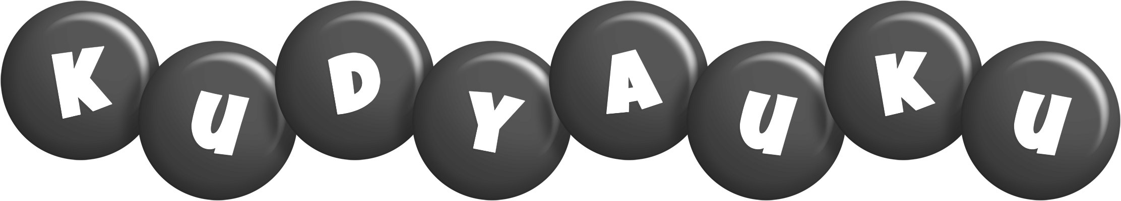 Kudyauku candy-black logo
