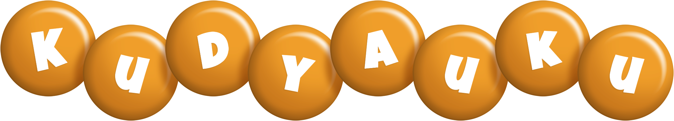 Kudyauku candy-orange logo