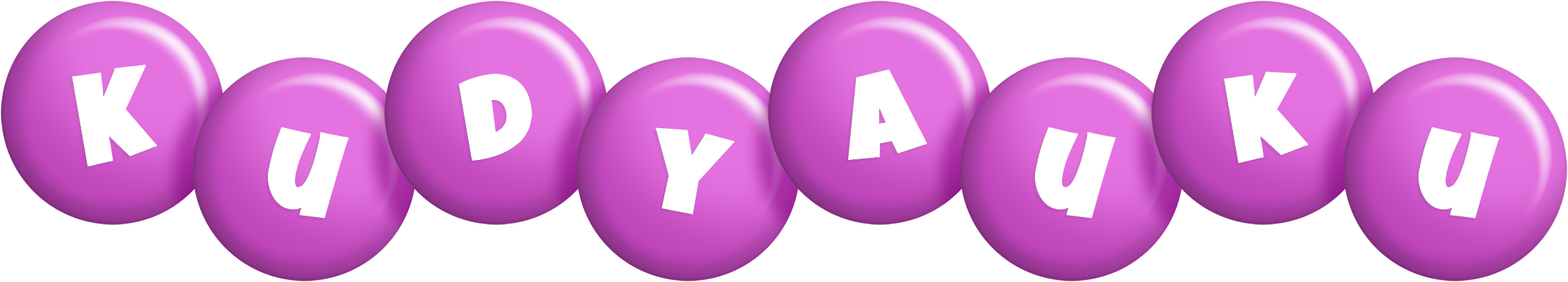 Kudyauku candy-purple logo