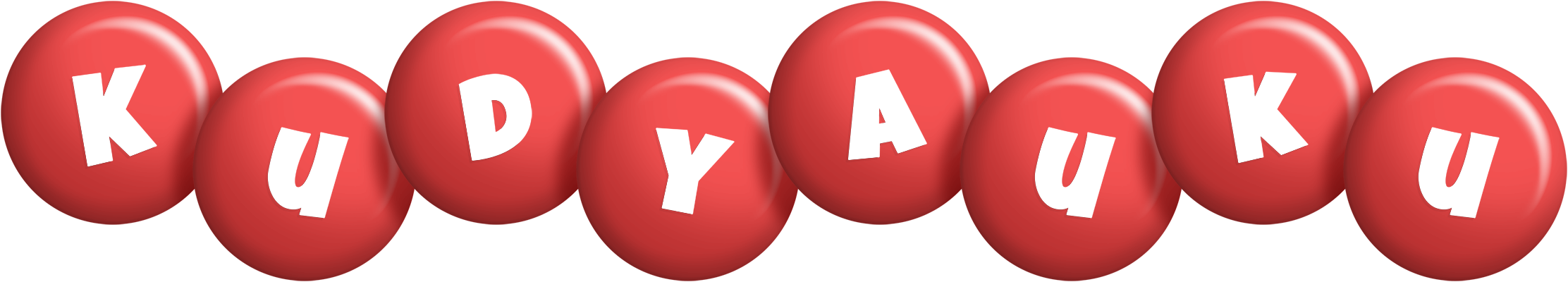 Kudyauku candy-red logo