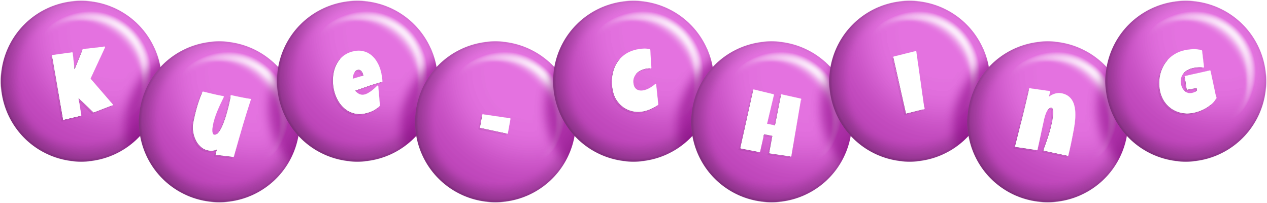 Kue-Ching candy-purple logo