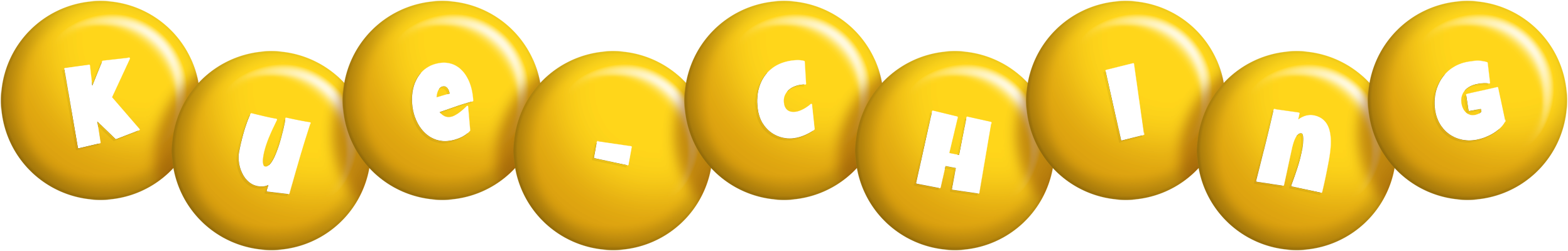 Kue-Ching candy-yellow logo