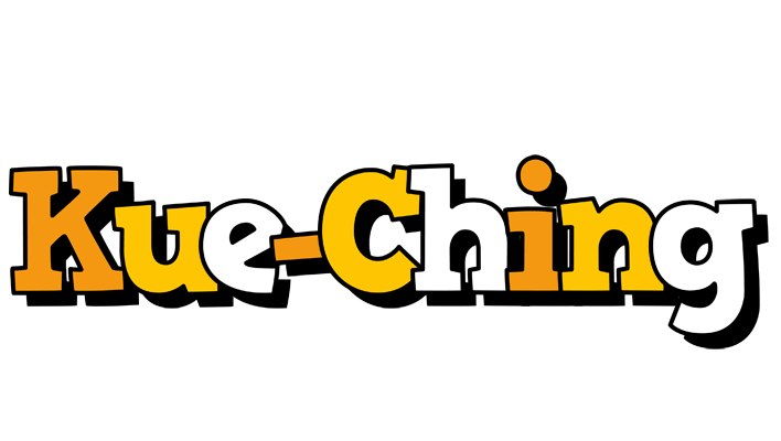 Kue-Ching cartoon logo