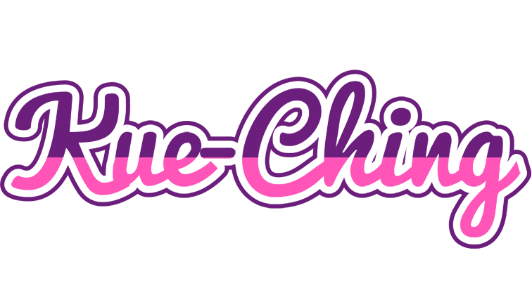 Kue-Ching cheerful logo