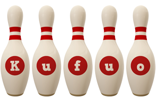 Kufuo bowling-pin logo