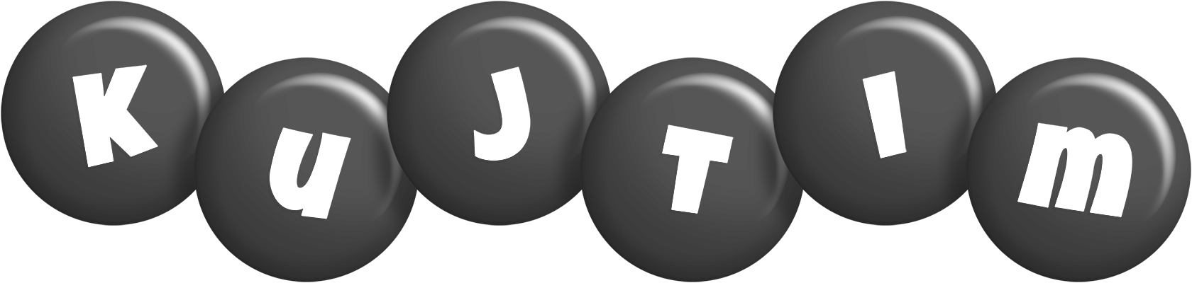 Kujtim candy-black logo