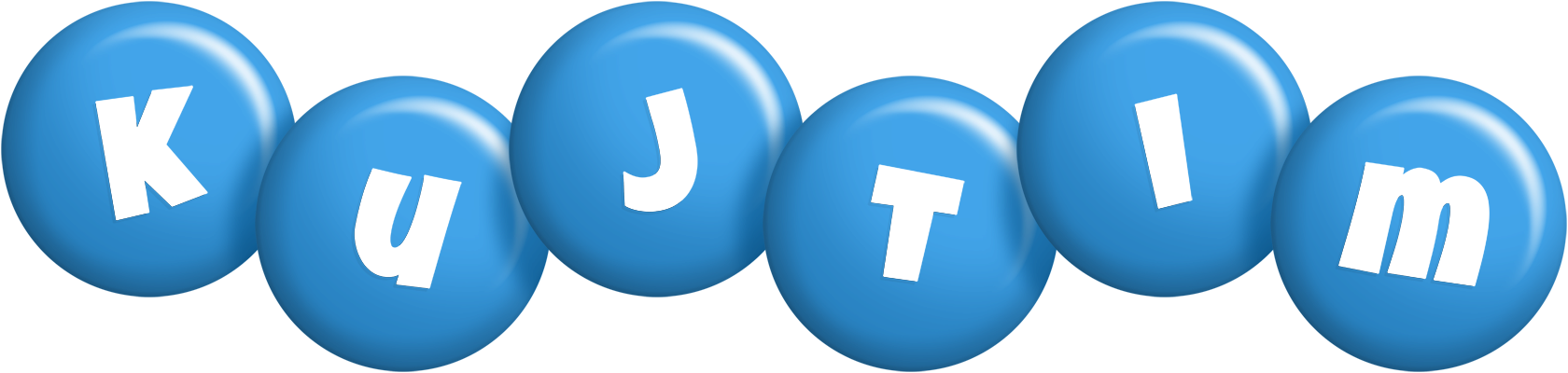 Kujtim candy-blue logo