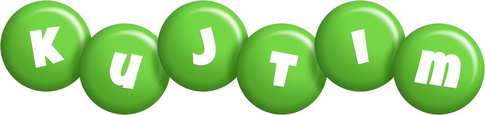 Kujtim candy-green logo