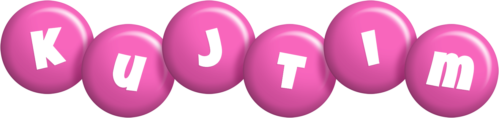 Kujtim candy-pink logo