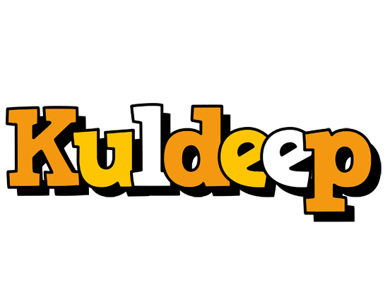 Kuldeep cartoon logo