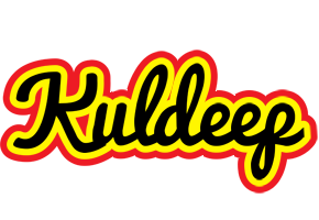 Kuldeep flaming logo