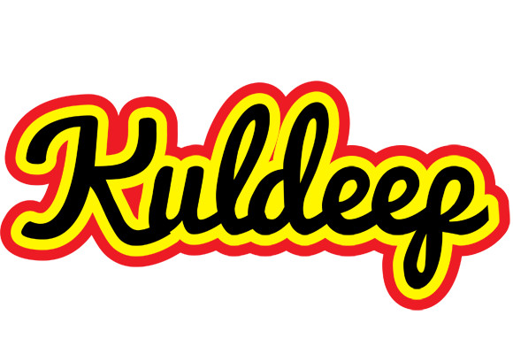 Kuldeep flaming logo