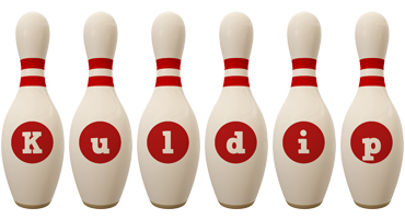 Kuldip bowling-pin logo