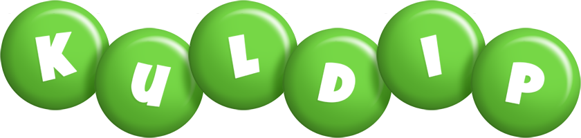 Kuldip candy-green logo