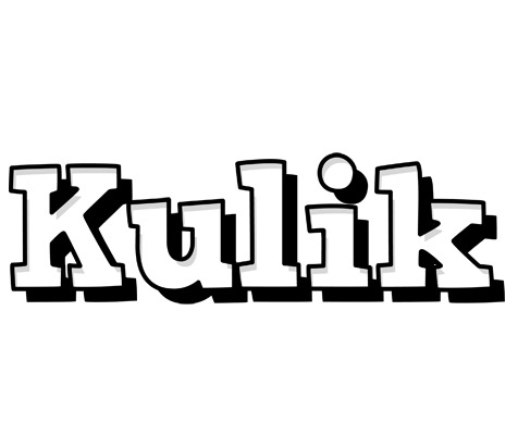 Kulik snowing logo