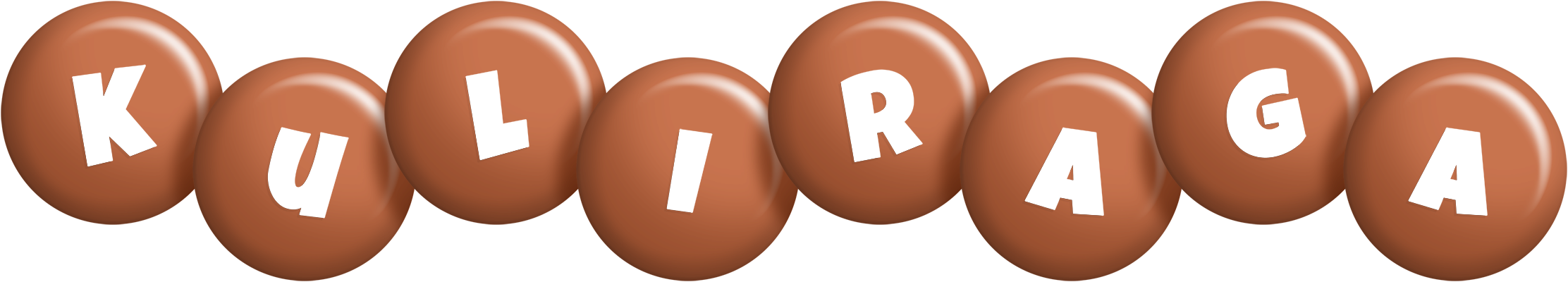 Kuliraga candy-brown logo