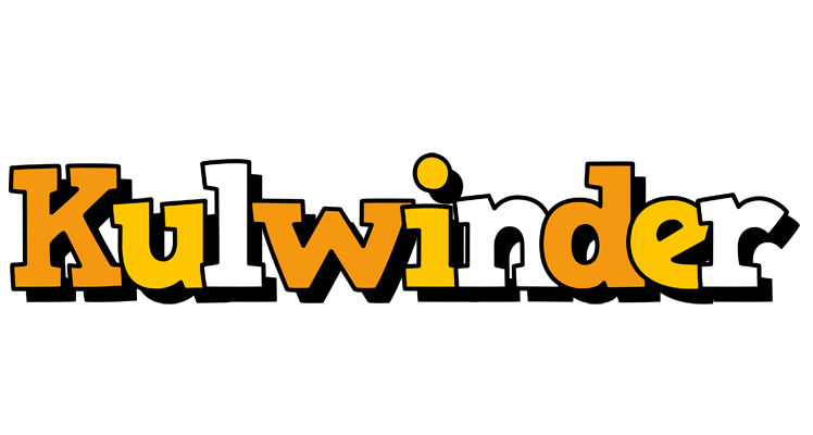 Kulwinder cartoon logo