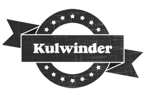 Kulwinder grunge logo