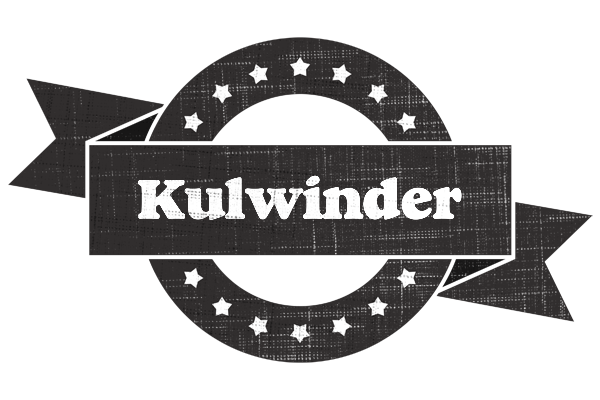 Kulwinder grunge logo