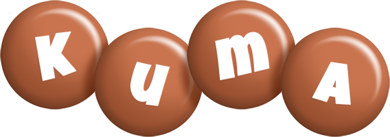 Kuma candy-brown logo