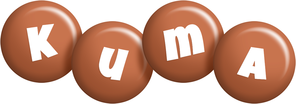 Kuma candy-brown logo