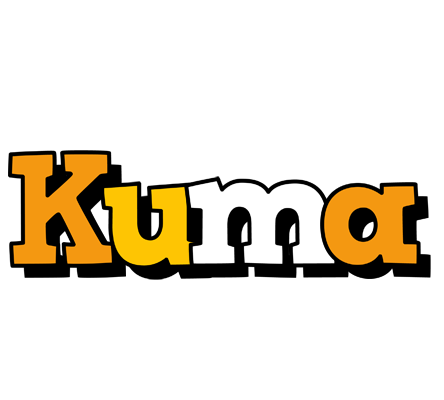 Kuma cartoon logo