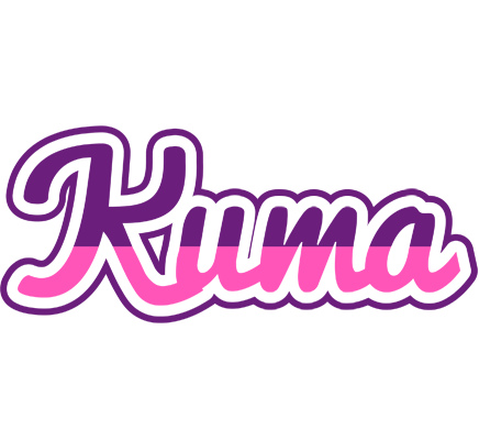 Kuma cheerful logo