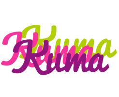Kuma flowers logo