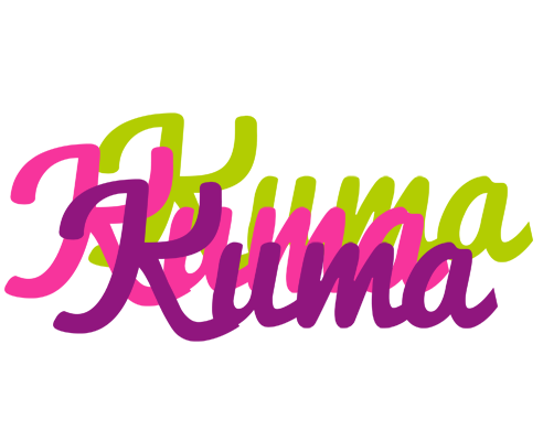 Kuma flowers logo