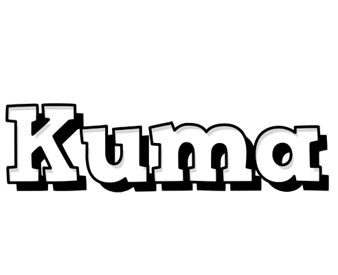 Kuma snowing logo