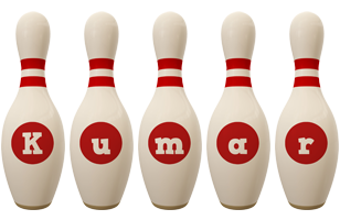 Kumar bowling-pin logo