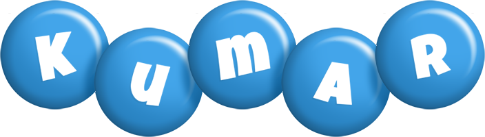 Kumar candy-blue logo