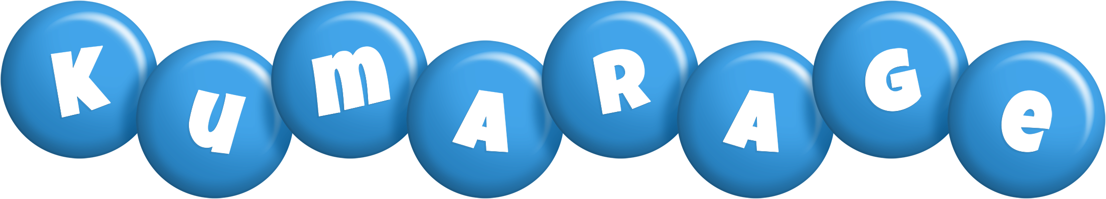 Kumarage candy-blue logo