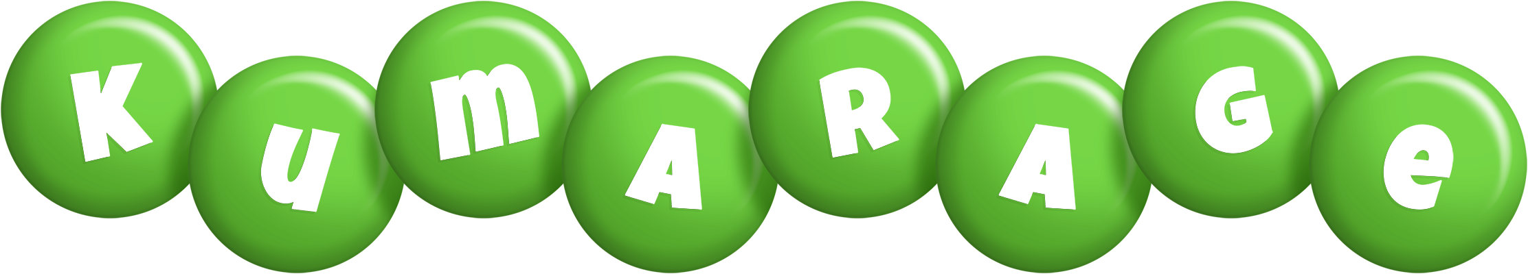 Kumarage candy-green logo