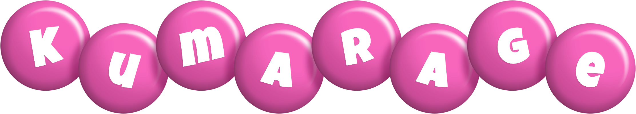 Kumarage candy-pink logo