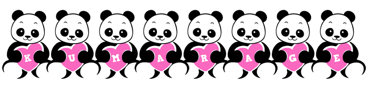 Kumarage love-panda logo