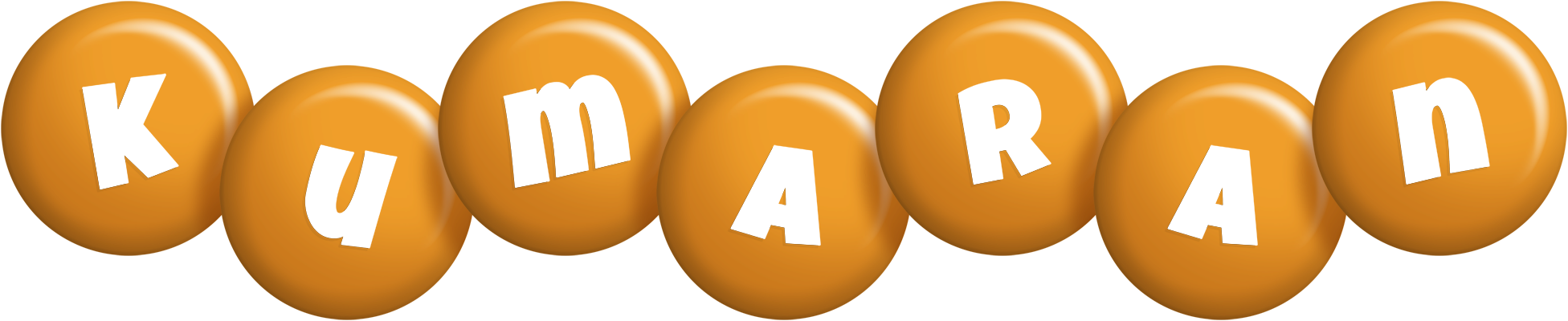 Kumaran candy-orange logo
