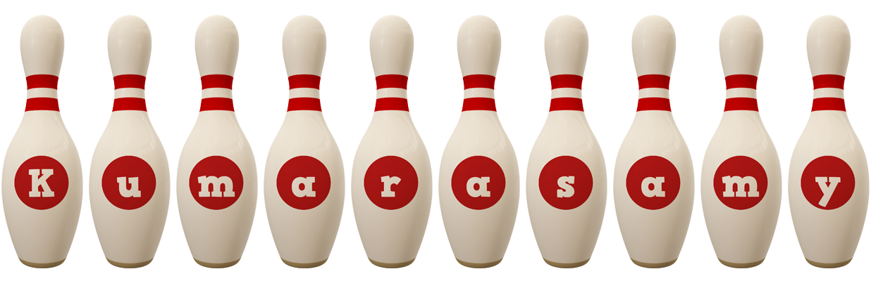 Kumarasamy bowling-pin logo