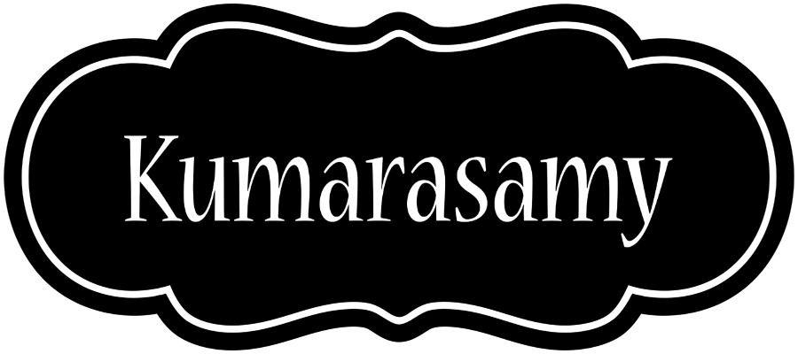 Kumarasamy welcome logo