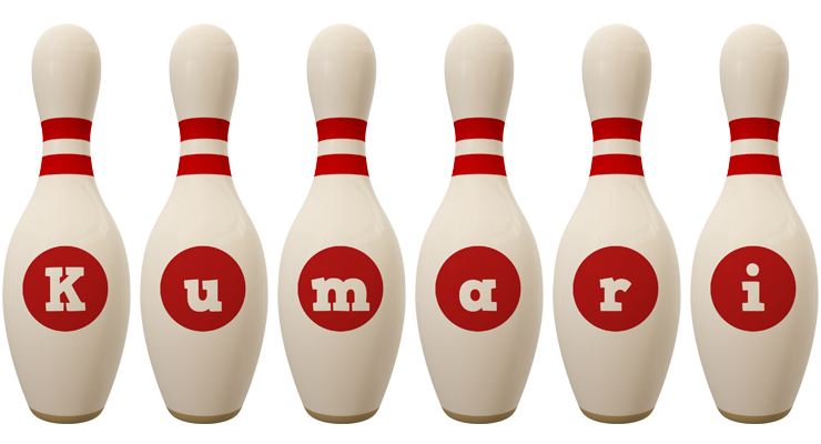 Kumari bowling-pin logo