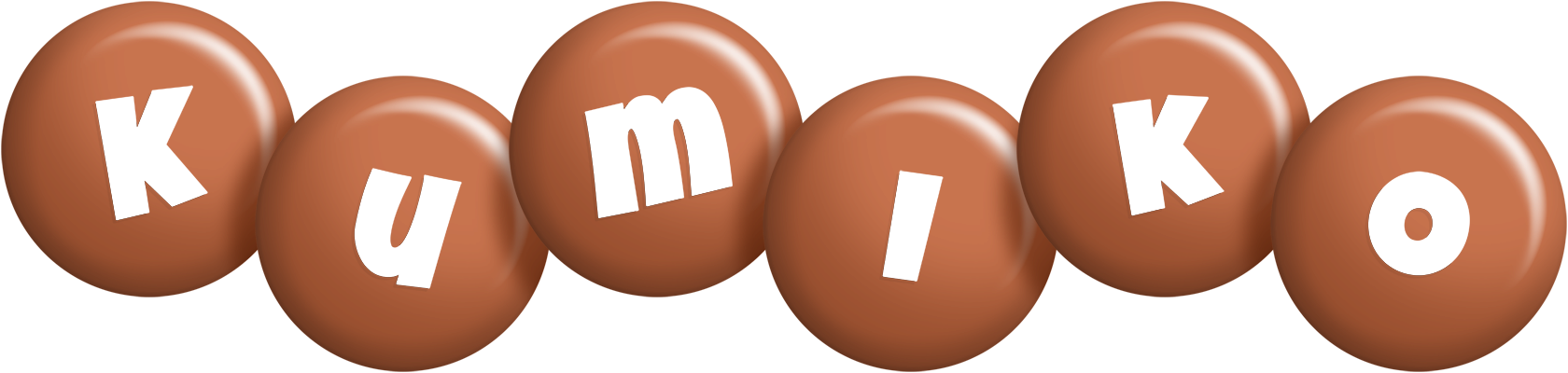 Kumiko candy-brown logo