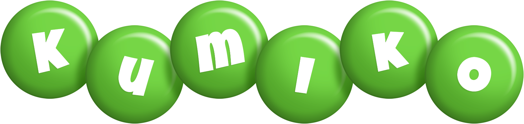 Kumiko candy-green logo