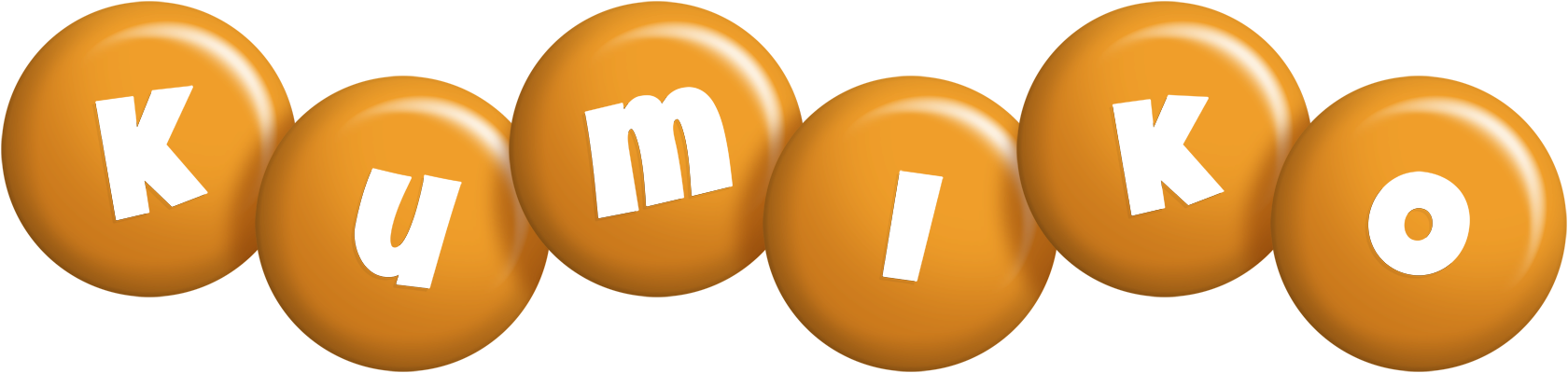 Kumiko candy-orange logo