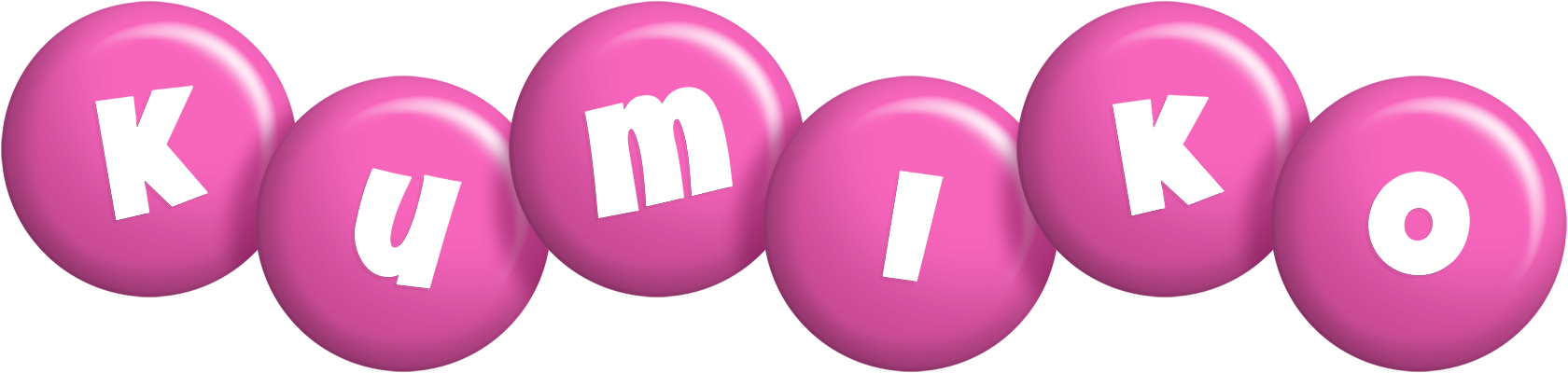Kumiko candy-pink logo