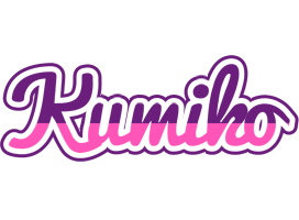 Kumiko cheerful logo