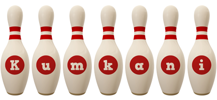 Kumkani bowling-pin logo