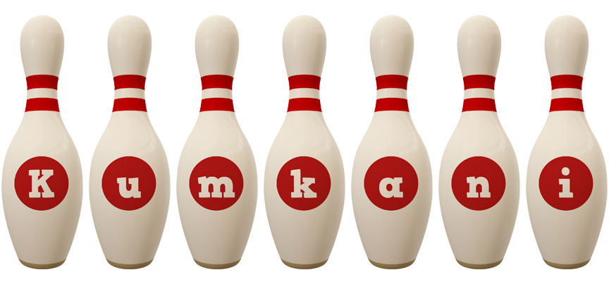 Kumkani bowling-pin logo